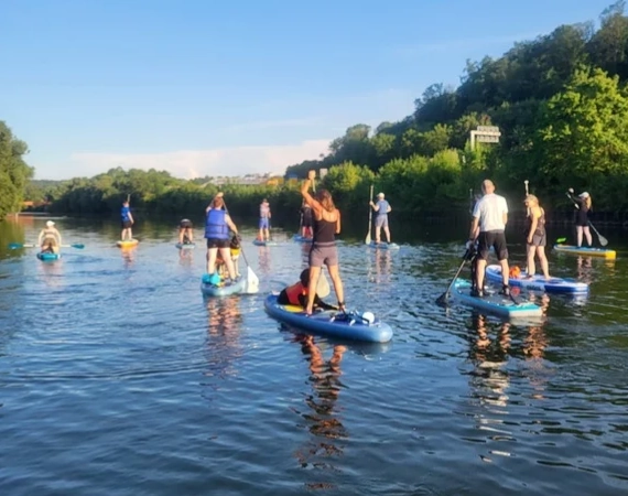 Stand Up Paddling Gruppen-Paddeln